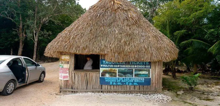 Cenote Choo Ha entrada